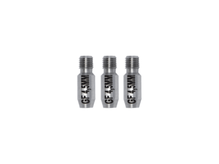RUNPOTEC GF4.5 Endhülsen-Set, Diş RTG Ø 6 mm için Fiberglas Çubuk Ø 4,5 mm, 3 Stück - 20322