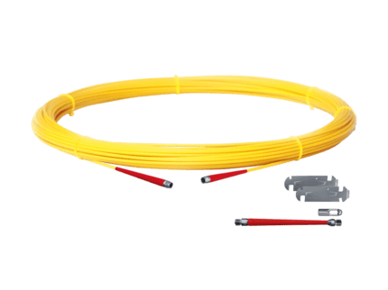 RUNPOTEC GF3 Ersatz-Fiberglas Çubuk Ø 3 mm Kablo Çekme Aleti için Boru Çapı 10 - 50 mm - 20816