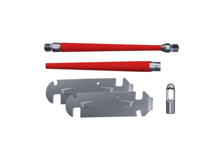 RUNPOTEC GF3 Kılavuz Uç ile Knickschutz Set için Fiberglas Çubuk Ø 3 mm, 5-parça - 20826