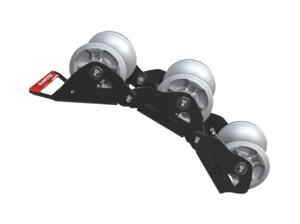 RUNPOTEC Kablo Yönlendirme Makaraları Kette 3-gliedrig universell einsetzbar - Rollendurchmesser 130 mm - 10166