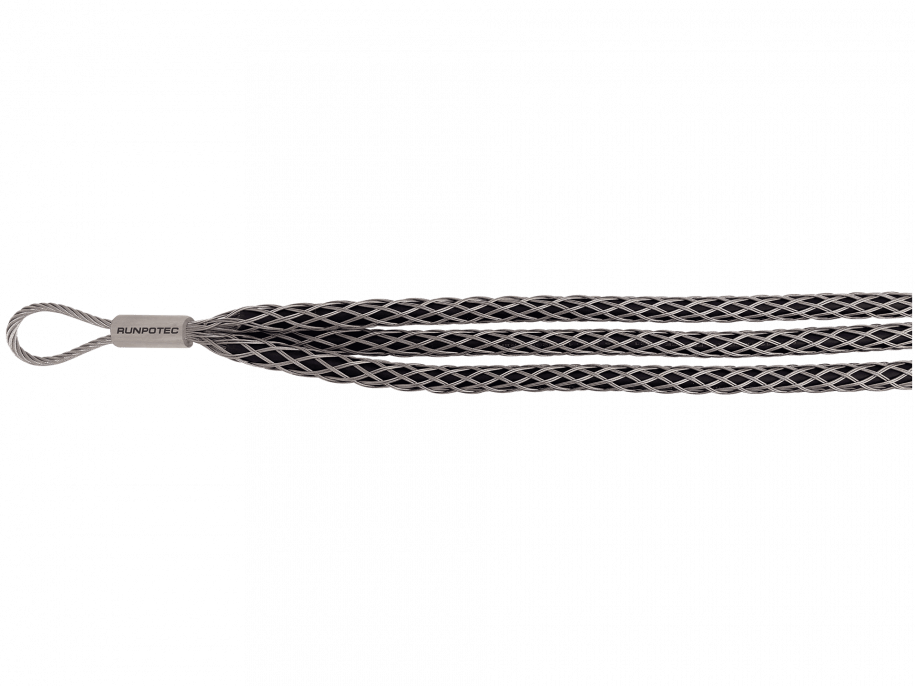 kablo çekme çorabı 3-fach ile einer Schlaufe - CW 800 E aynı anda çekilmesi için ideal: 3 Kabeln RUNPOTEC Kabelziehstrumpf 3-fach ile einer Schlaufe - CW 800 E için ideal den gleichzeitigen Einzug von 3 Kabeln - 21148