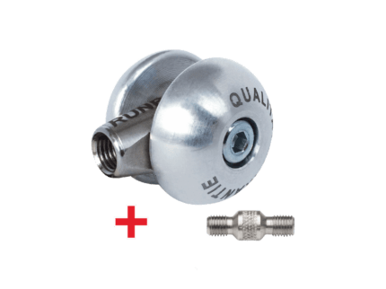 RUNPOTEC Laufrolle Ø 50 mm ile Diş RTG Ø 12mm için Glasfaserstäbe Ø 7,5 - 15 mm - 20382