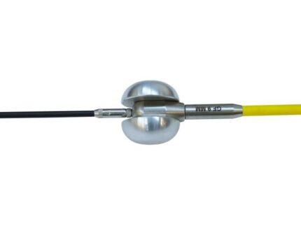 RUNPOTEC Laufrolle Ø 50 mm ile Diş RTG Ø 12mm için Glasfaserstäbe Ø 7,5 - 15 mm ürün görseli 3