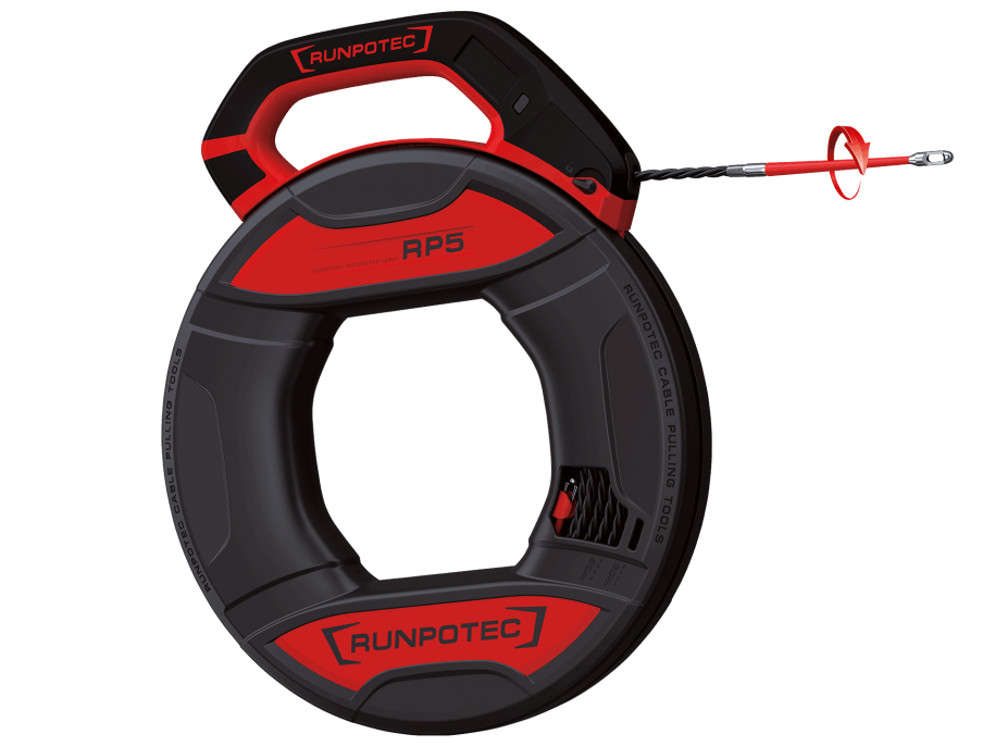 RP5 haric metre sayaci - 20 m RUNPOTEC RP5 Kablo Çekme Aleti Metre Sayacı Olmadan 9 - 32 mm boru iç çapı için ideal - 10014