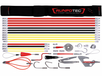 RUNPOTEC RUNPOSTICKS Paket 35-parça Kabeleinziehhilfe için kılavuzsuz hatlar - 10173