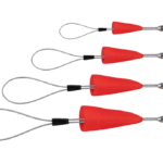 RUNPOTEC Kablo Çekme Halkası ile kanca - 4 parça Set için borular itibaren 14 mm Innndurchmesser - 10159