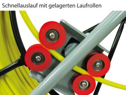 RUNPOTEC GF7.5/9 Stahlhaspel Ø 730 mm fahrbar için Fiberglas Çubuk Ø 7,5 mm ve 9 mm, dahil Doppelauslaufsystem ürün görseli 3