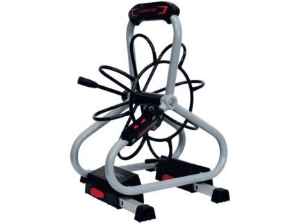 RUNPOTEC GF4.5 Profesyonel Set Stahlhaspel Ø 330 mm için Fiberglas Çubuk Ø 4,5 mm, dahil Doppelauslaufsystem - 20402
